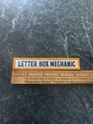 Us Mail Patch Embroidered Rare Vtg Sew On 70s 80s Tab Letter Box Mechanic Usps