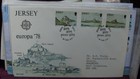 10 Random Jersey First Day Covers Channel Islands  po15  Ap26