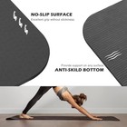 Umineux Extra Thick Yoga Mat 72x24  Non-slip Tpe Eco-friendly Exercise W  Strap