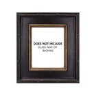 Creative Mark Museum Plein Aire Ornate Picture Frame - 8x10  Antique Black W    