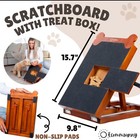 Dog Nail Scratch Board Nail Filing Pad Dog Nail File Pine Wood W  Gift Grooming
