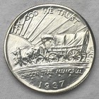 1937-d Oregon Trail Commemorative 50c Half Dollar Uncirculated  