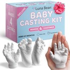 Baby Footprint   Hand Casting Mold Kit - 4 Pack Keepsake Gift For New Moms