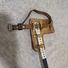 1 Vintage Klein Tools 8210 Left Tree Pole Climbing Spike Gaff Adjustable Leather