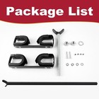 Quick Draw Overhead Gun Rack For Jeep Wrangler 42-48 Rollbar Width Black