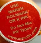 Lot Of 2 Marsh Rolmark Fountain Roller Kit 3 