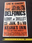 Vintage   the Delfonics   poster Rythem   Blues soul music berkeley Bay Area Lqqk    