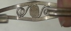 Vintage Native American Sterling Silver Coral Baby Cuff