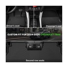 Floor Mats For 2024 2025 2026 Chevrolet Trax Upgrade Trunk Mat With Backrest    