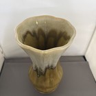 Vintage Mid-century California Pottery Drip Glaze Vase 9 5 By 4 5