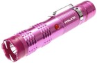 Police Stun Gun M12 700 Bv Metal Rechargeable Led Flashlight Pink