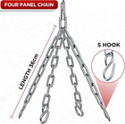 Heavy Duty Boxing Punching Bag Iron 4 Panel Chains Wall Mount Punching Mma