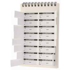 144 Count Spi 14-015-2 Clear-cover Calibration Labels  1-3 4  X 5 8  Black Print