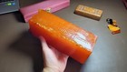 Amber Bakelite Block  Bakelite Beads  Bakelite Vintage  Phenolic Resin 1700 Gr