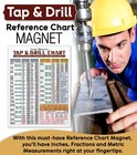 Magnetic Tap   Drill Size Chart 8 5x11     Inch Metric Conversion Guide Magnet
