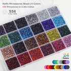 Hotfix Rhinestones Mixed 24 Colors  Ss6 Rhinestones For Crafts