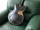335 Black Electric Guitar Jazz Bridge Mahogany Body Hh Pickup Rosewood Fretboard