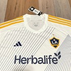 Adidas 24 25 La Galaxy Home Mls Jersey Soccer Men   s Hz6215 Size L
