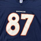 Vtg Logo 7 Denver Broncos 87 Jersey Shirt - Sz Xl - Usa Made See Pics