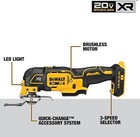 Dewalt 20v Max Xr Oscillating Tool Kit  3 Speed  With Blades battery And Charger