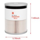 Replace Fleetguard Separator Fuel water Pack Of 6 Fs19915 Pf9804 Fuel Filter