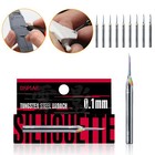 Dspiae Wing Tungsten Steel Push Broach Chisel Push Knife Diy Tools For Model Toy