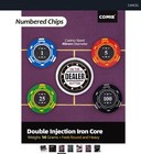 Clay Poker Chips 400pcs 14 Gram Chip Set With Deluxe Travel Case  Numbered 