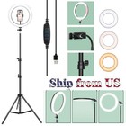 10  Led Ring Fill Light W stand   Mount Kit For Camera Phone Selfie Video Stream