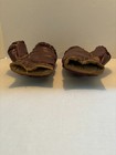 Vintage Set Of Boxing Gloves Brown Youth Or Size Small Unbranded 10 Inches Long
