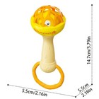 Baby Rattle Sensory Spinning Toy Multicolor Infant Educational Gift 0-6m