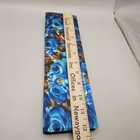 Vintage Address Telephone Book Blue And Pink Flowers Made In Japan 12x3 5  60s 