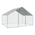 10x6x6ft Large Metal Chicken Coop     Outdoor Poultry Run  Spacious   Sturdy