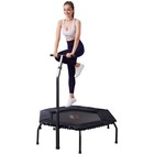Leikefitness Professional Gym Workout 50  Fitness Trampoline Cardio Trainer Exer