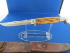 Vintage Queen Cutlery Knife W original Leather Sheath