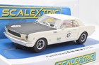Scalextric  White Ford Mustang Dpr W  Lights Slot Racing Car 1 32 Scale  47 New