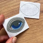 Blue Eye Brooch  Bead Kit Diy  Jewelry Making Ki  Handmade Brooch  Evil Eye Pin