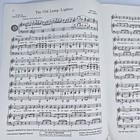 The Old Lamp Lighter Sheet Music Piano Lyrics Chords Sammy Kaye 1946 Vintage