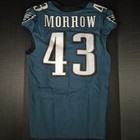 Philadelphia Eagles Playoffs Worn Nicholas Morrow Game Used Jersey 2024 Rams Nfl
