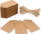 100pcs Kraft Paper Gift Tags With String  2 8  1 6 In Blank Gift Tags  Marking   