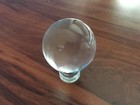 Acrylic Glass Knob Kitchen Cabinet Dresser Hardware Round Clear