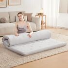 Futon Floor Mattress 4  Japanese Foldable Sleeping Floor Pad Mat Twin Full Queen