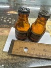 Vintage Blatz Pilsener Beer Bottle Glass Salt And Pepper Shakers Collectible