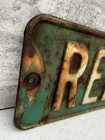 Vintage Embossed Steel Street Sign Renfrow Street 29   x7    Authentic Road Sign