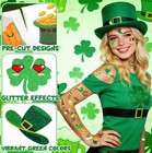 St Patricks Day Accessories   Decorations  48pcs St  Patrick s Green 