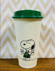 Sale  Peanuts Snoopy Starbucks Reusable Cup 2025 Joe Kind White 473ml 16oz - Nib