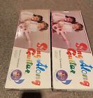 Sing A Long Guitars W Orig Boxes Vintage 1980s Toys Pink   Blue Rare Video Read