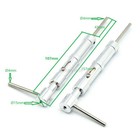 Anti-vibration Aluminum Landing Gear D4x15xl157mm For Rc Model Airplane Warbird