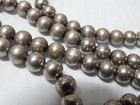 Vintage Southwestern 24  -   Sterling Silver Beads   Pearls  Necklace - Nice  