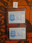 Lionel Messi 2017 Panini Fifa 365 Sticker Collection  109  110 Foil Lot Of 2