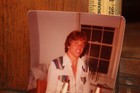 Vintage 1979 Snapshot Photo Pretty College Boy Drinking 